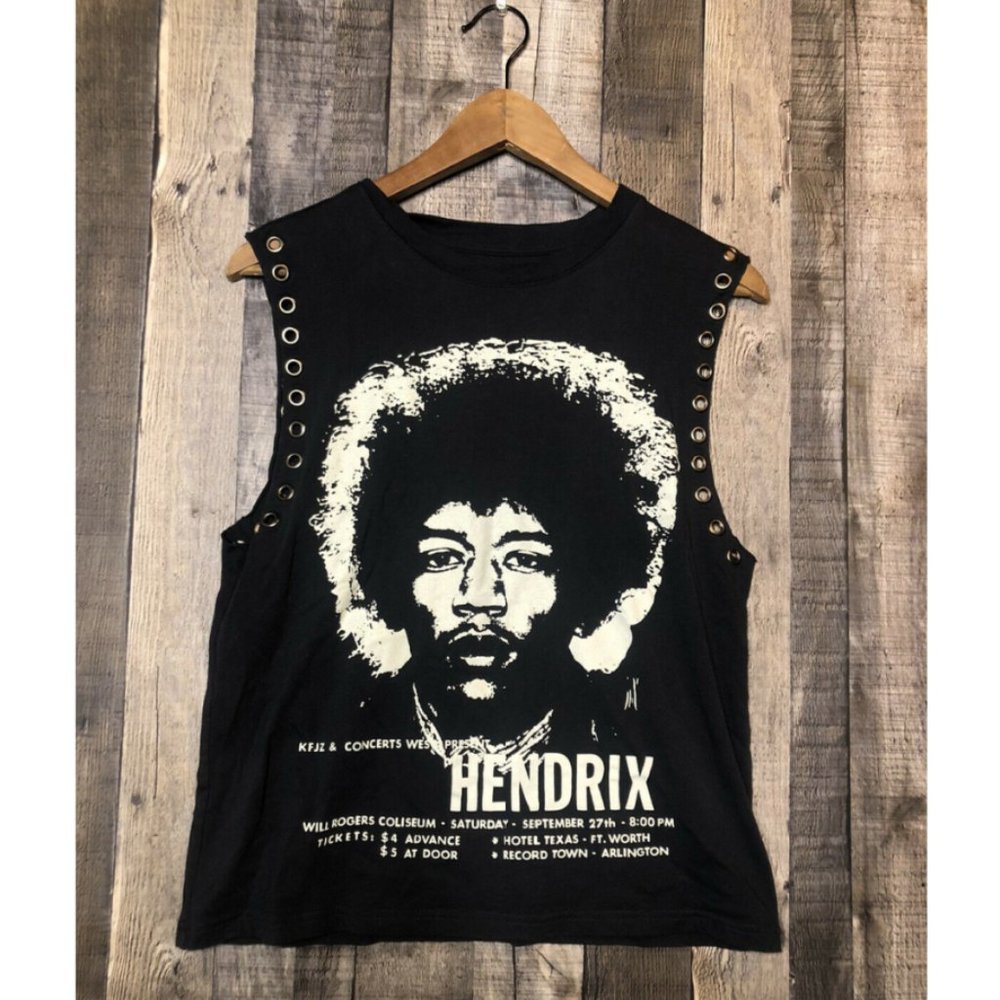 Red Carpet Noir Vintage Jimmy Hendrix Tank Top